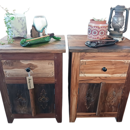 (4) Bedside Tables - Recycled Timbers